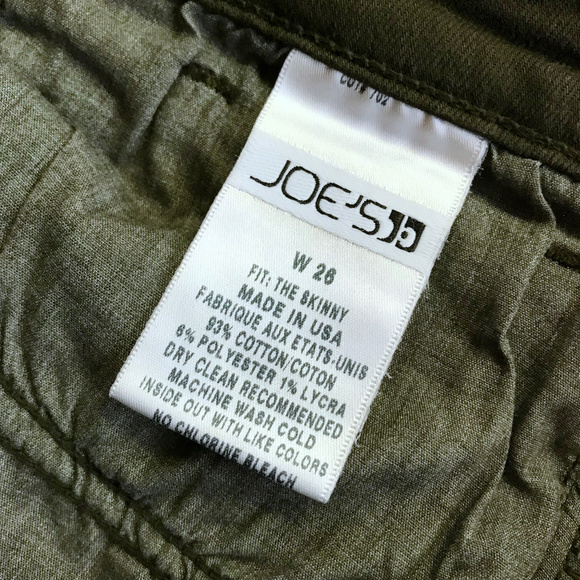 JOE'S The Skinny Mid Rise Jeans Olive GUC | 26 - Picture 5 of 8